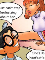 Lascivious teen explores fuck opportunities