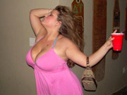 Naughty plumper babe takes it all off