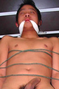 Asian boy bondage