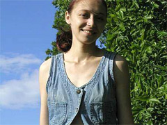 Urinating on her cute teenage face in the garden hardcore