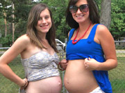Preggo chick tiffany fucking hard on a stiff massive hard dick