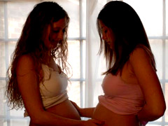 Horny preggo tracy enjoys some wild hardcore fucking on the couch