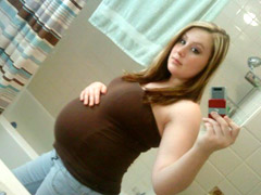 Lusty preggos showing their overgrown bellies