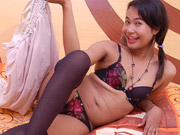 Cute thai ladyboy with sweet smile and sexy body