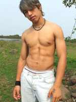 Twink guy with sexy perfect body stripping for you