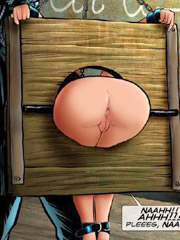 Stylish bw toons with the adventures of a curvy mistress in black leather and a sexy submissive whore in stockings