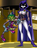 Girls from teen titans set their dicks free