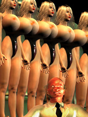 Naked enslaved cuties used as fuckmaids, chamberslaves by cruel mangement of the hotel.