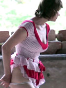 Yummy hotties take a leak unsuspecting of filming