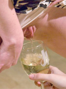 Rita seagrave: first on camera piss drinking!