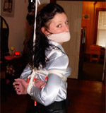 Leather skirt bound