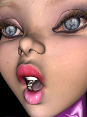Young anime girl