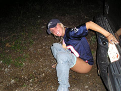 Very hot black chick gets messy with loads of piss and cum