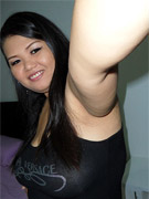 Fon shows off her slim, sexy body