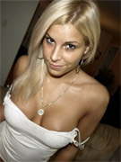 Kasia in a red dress... not for long!