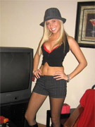 Teen kasia in jeans & heels