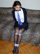 Lesbian bondage and sex.