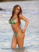 Beautiful slim and slender body of rihanna in different swimwear