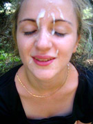 Degraded teen slut gets semen soaked