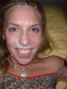 Big fake titted blonde slut