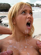 Sexy lara anal fucked and toying a monster dildo