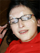 Sexy spanish prostitute receives a sticky load on her face