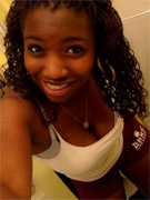 Black babe self shots