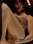 Teen in pink lingerie teases seductively