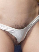 Hot chick with hairy twat grinds on top