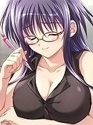 Long haired hentai schoolgirls