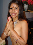 Petite indian babe posing