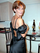 Alluring milf changing her pantyhose before outrageous suck-n-fuck action