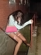 Teenage puss pissing onto a posh fashion mag