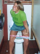 Real girlfriends pissing