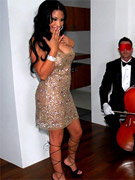 Slut missed her rent, and now to get bent.