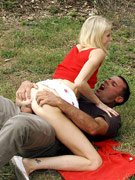 She was helpless so he decide to give her a hand
