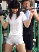 If you love watching sexy girls flashing in public places you will definitely enjoy a nice walk with this beautiful tight babe!