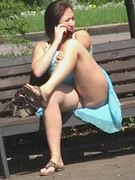 Hidden upskirt pictures with amateur butts in panty and nude