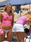 Uncensored pics chicks taking sun baths in eva�s outfit on the public beach