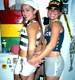 Tied submissive girls ready for domination