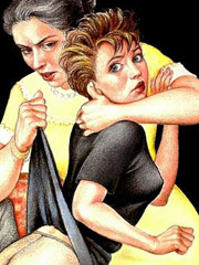 A deadly duel in thehighway. two young, high class girls chased by perverted truckers!