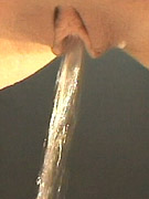 A hot teenage chick pissing on the shower floor hardcore