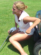 Next she pisses in bucket