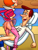 Ron gets a dirty note from kim, for him to meet her at the bathroom stalls in the movie theater, but when he gets there with his dick hard and ready t
