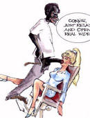 Interracial and taboo art