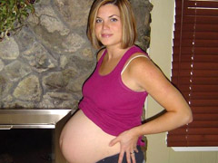 Immoral pregnant girls acting like real sluts