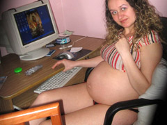 Pregnant girls are not shy to get some naked pics