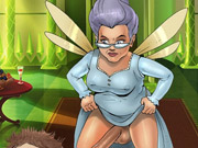 The fairy shemale godmother from shrek toon series