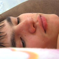 Home alone on a friday night this cute twink ends up playing with his uncut cock in a bathtub