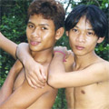 Smooth somkid's cute asian uncut cock steams up suan